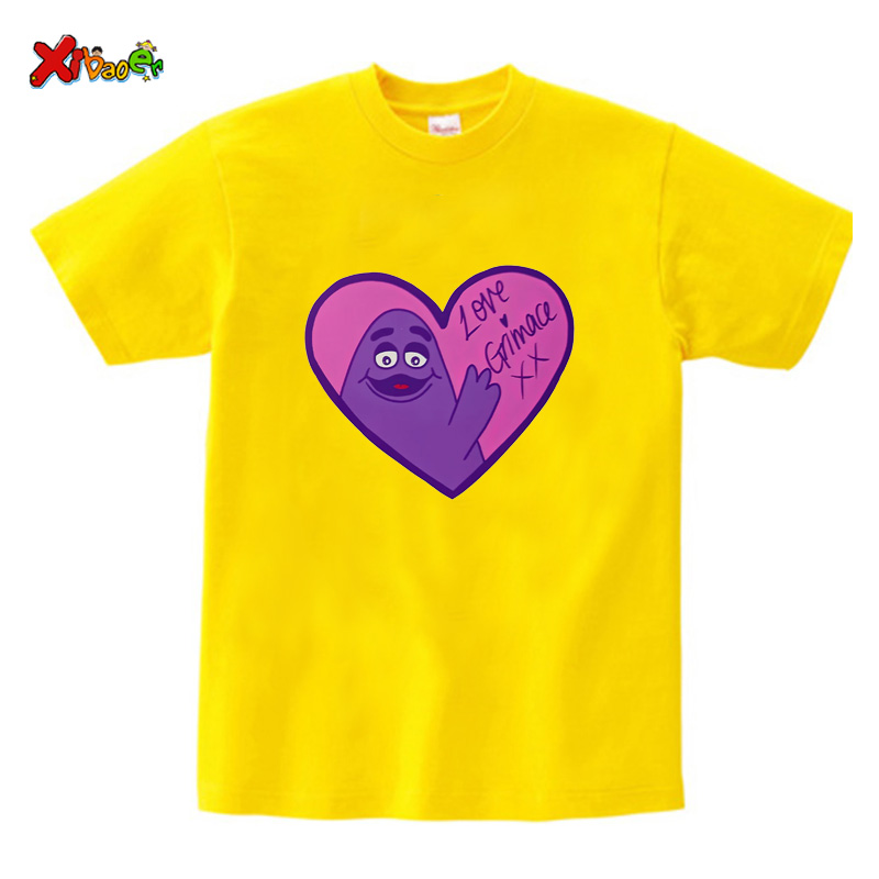パーティー Tシャツ GRIMACE 誕生日 Tシャツ男の子 - Summer Clothing Images のレビューと価格
