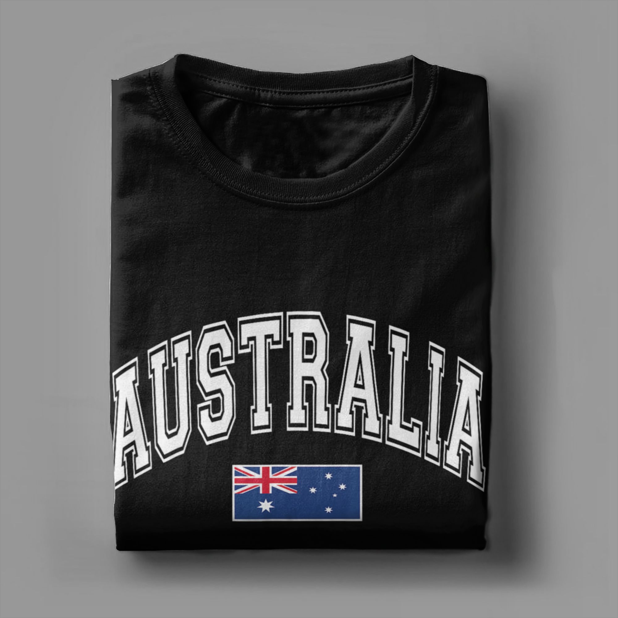 男性 Tシャツオーストラリアオーストラリア国旗ノベルティ純綿 - Summer Clothing Australia のレビューと価格
