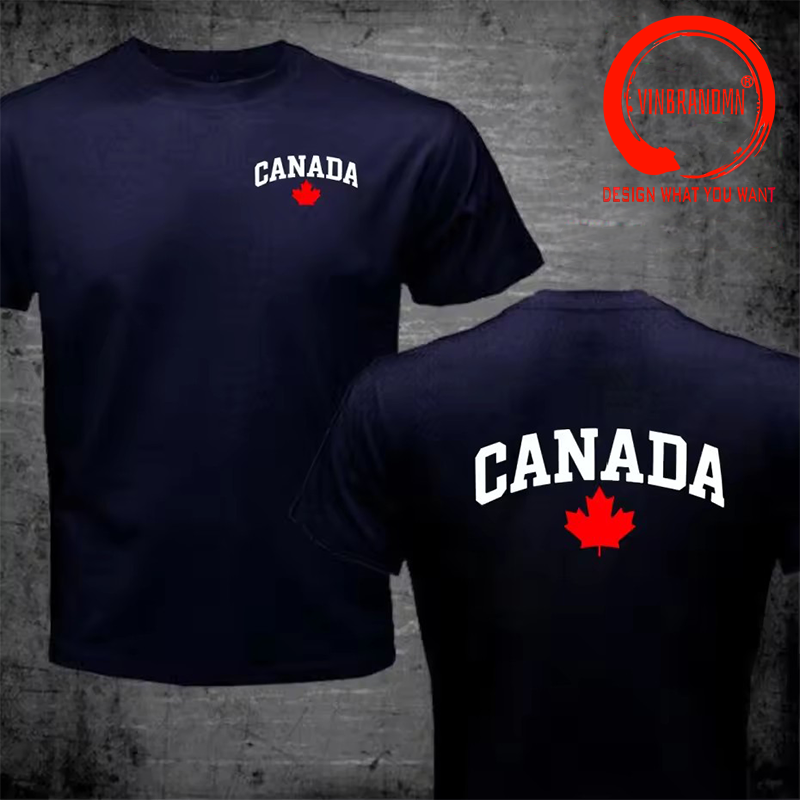 カナダレタープリントファッションデザイン綿 100% Tシャ - Summer Clothing Canada のレビューと価格